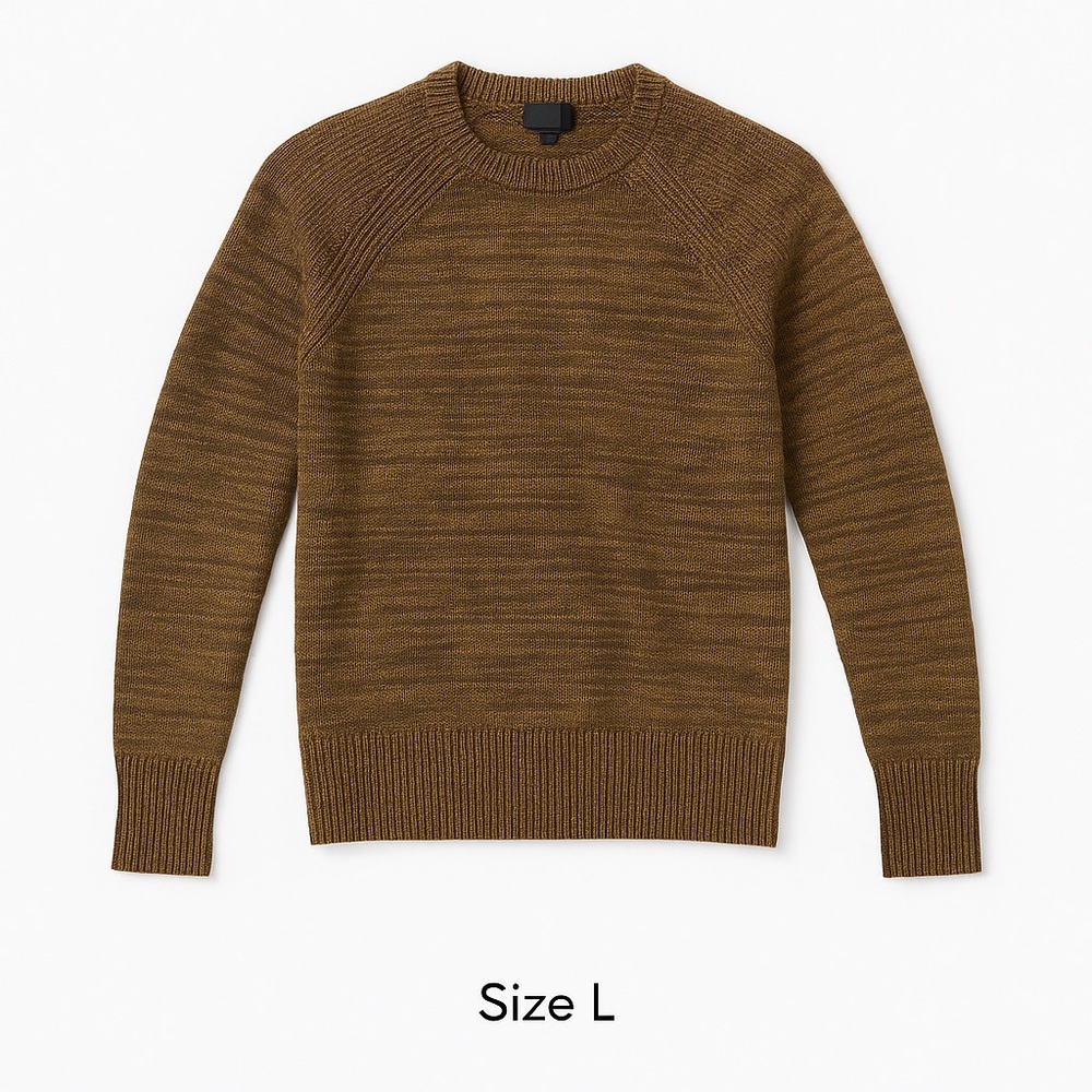 H&M Men's Tan Crewneck Sweater